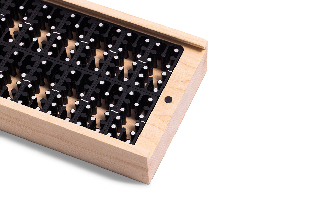 Fire Road popular Edge Domino Set in Wooden Box